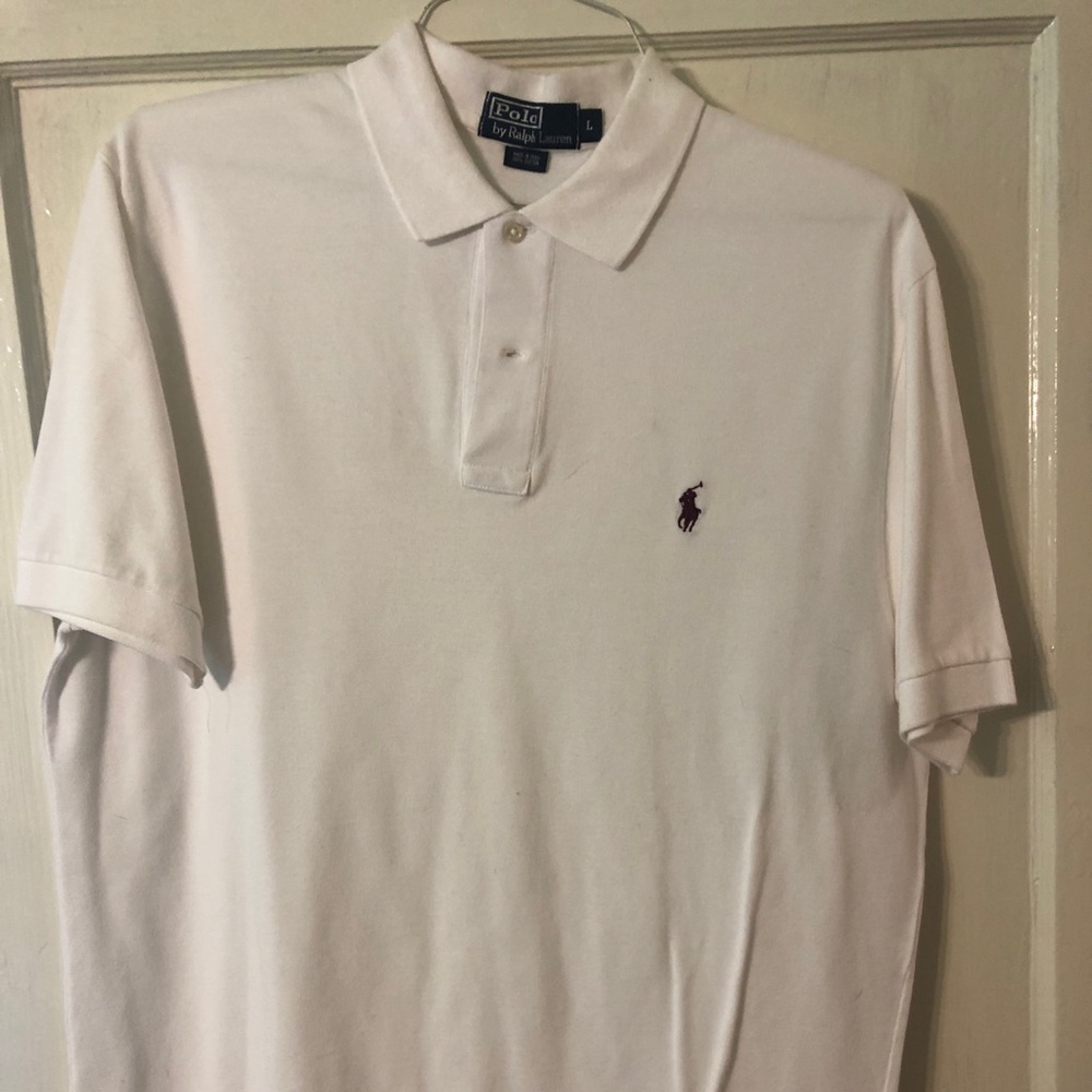 White Polo Ralph Lauren size L